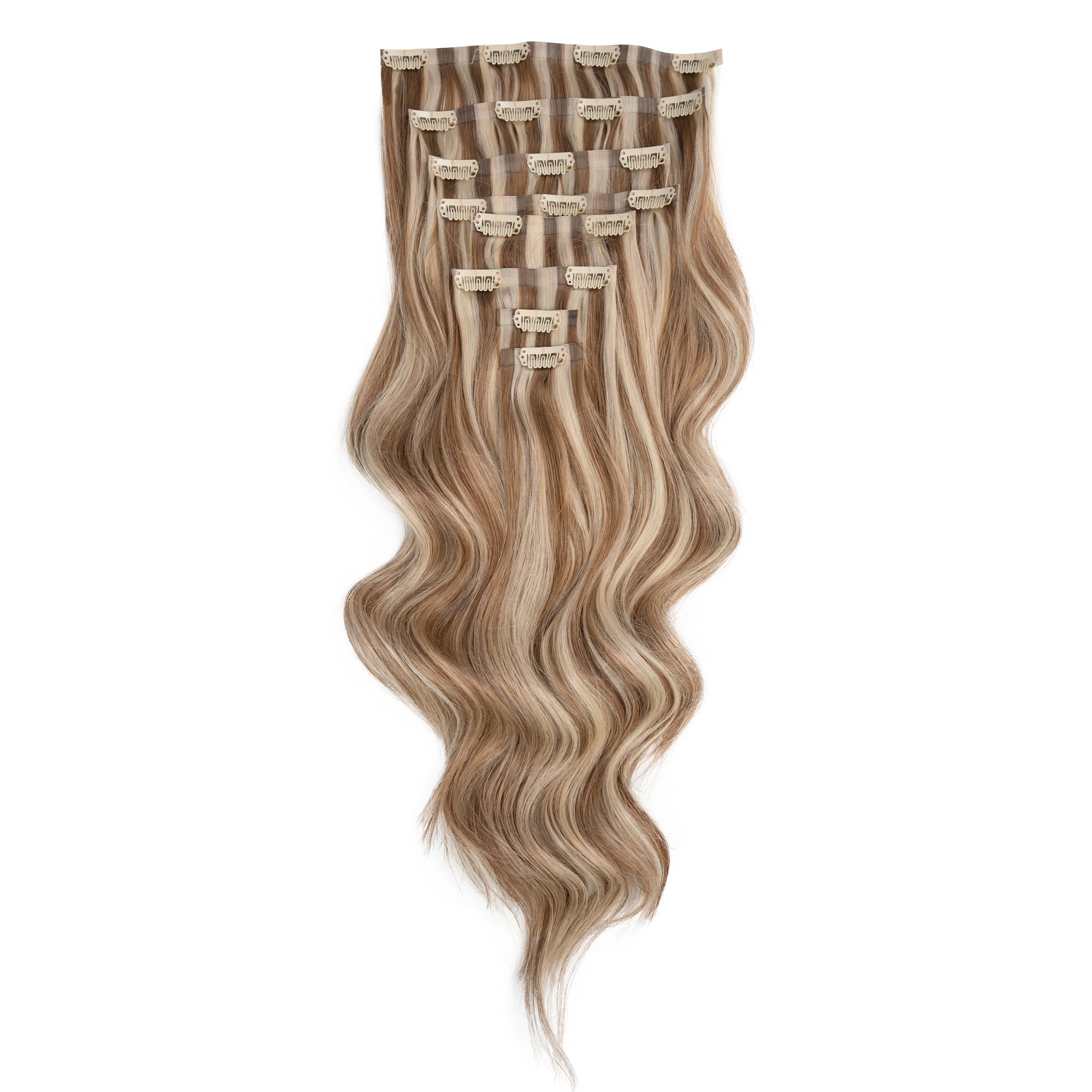 Deluxe Clip In Hair Extensions 20" Colour P10 613 - Maneology Hair Extensions