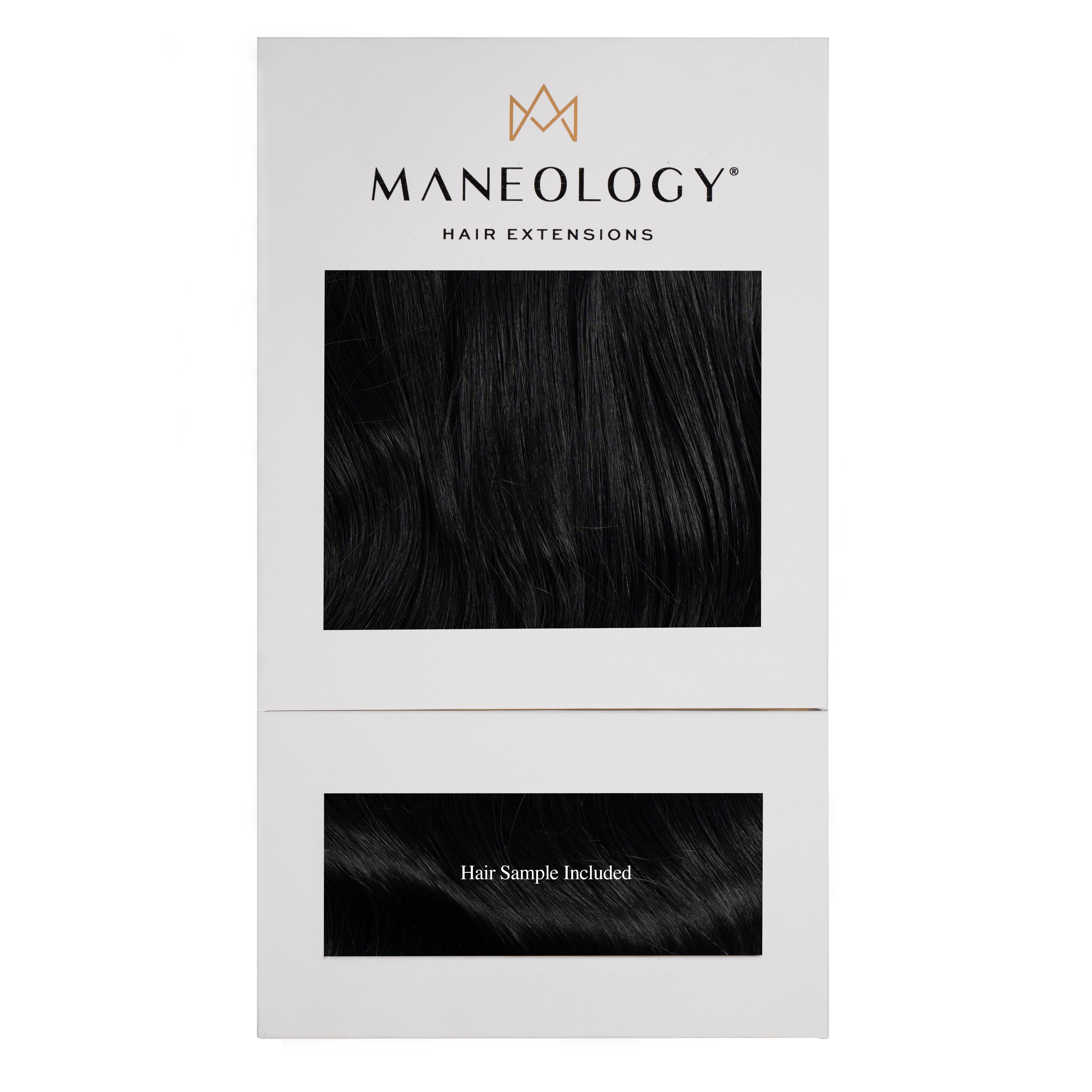 Empress Deluxe Clip In Hair Extensions 20" Colour 1 Black - Maneology Hair Extensions