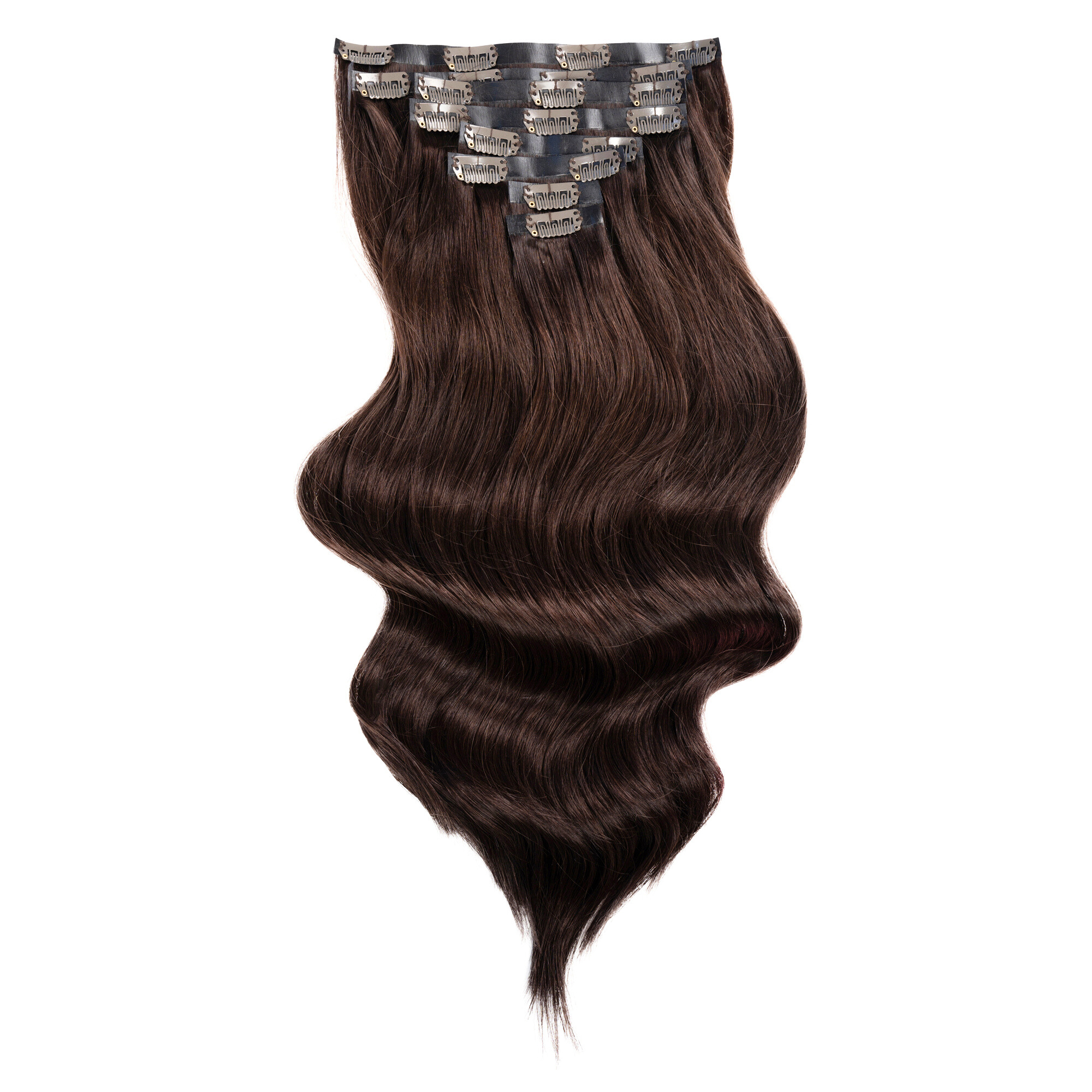 Copy of Empress Deluxe Clip In Hair Extensions 20" Colour 2 Dark Brown - Maneology Hair Extensions