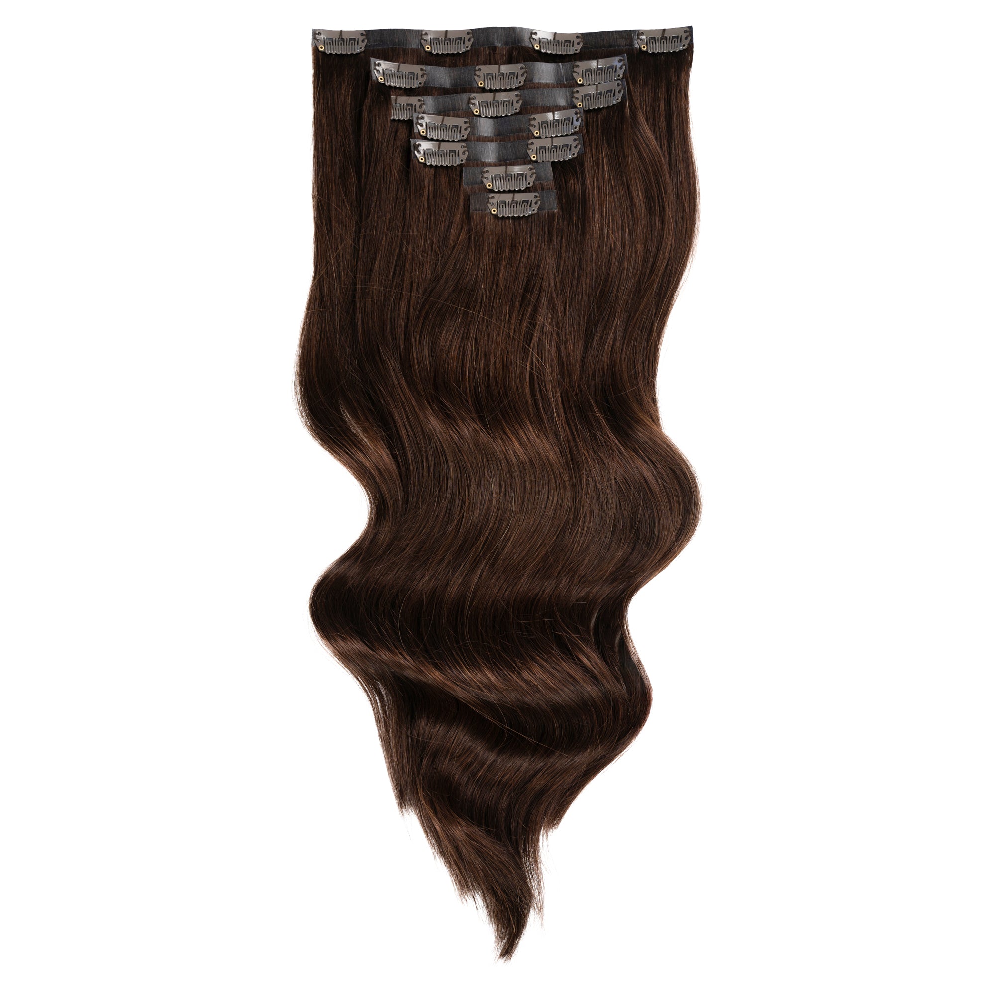 Duchess Elegant Clip-in Hair Extensions 16" Colour 4 Brown - Maneology Hair Extensions