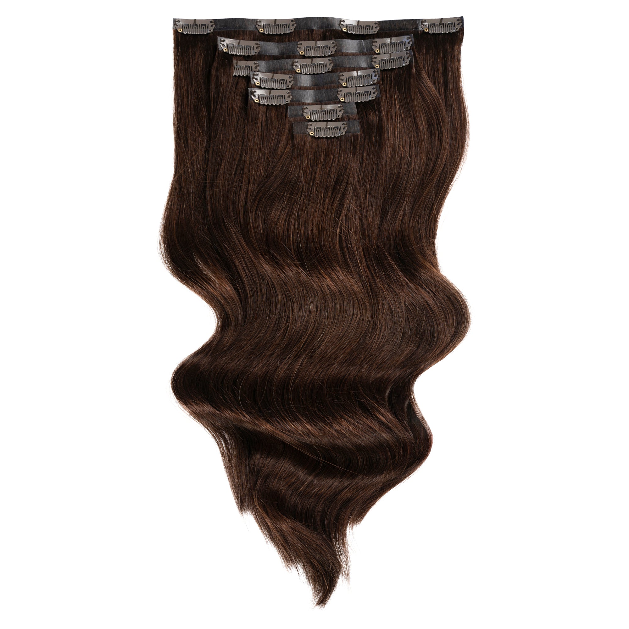 Duchess Elegant Clip-in Hair Extensions 14" Colour 4 Brown - Maneology Hair Extensions