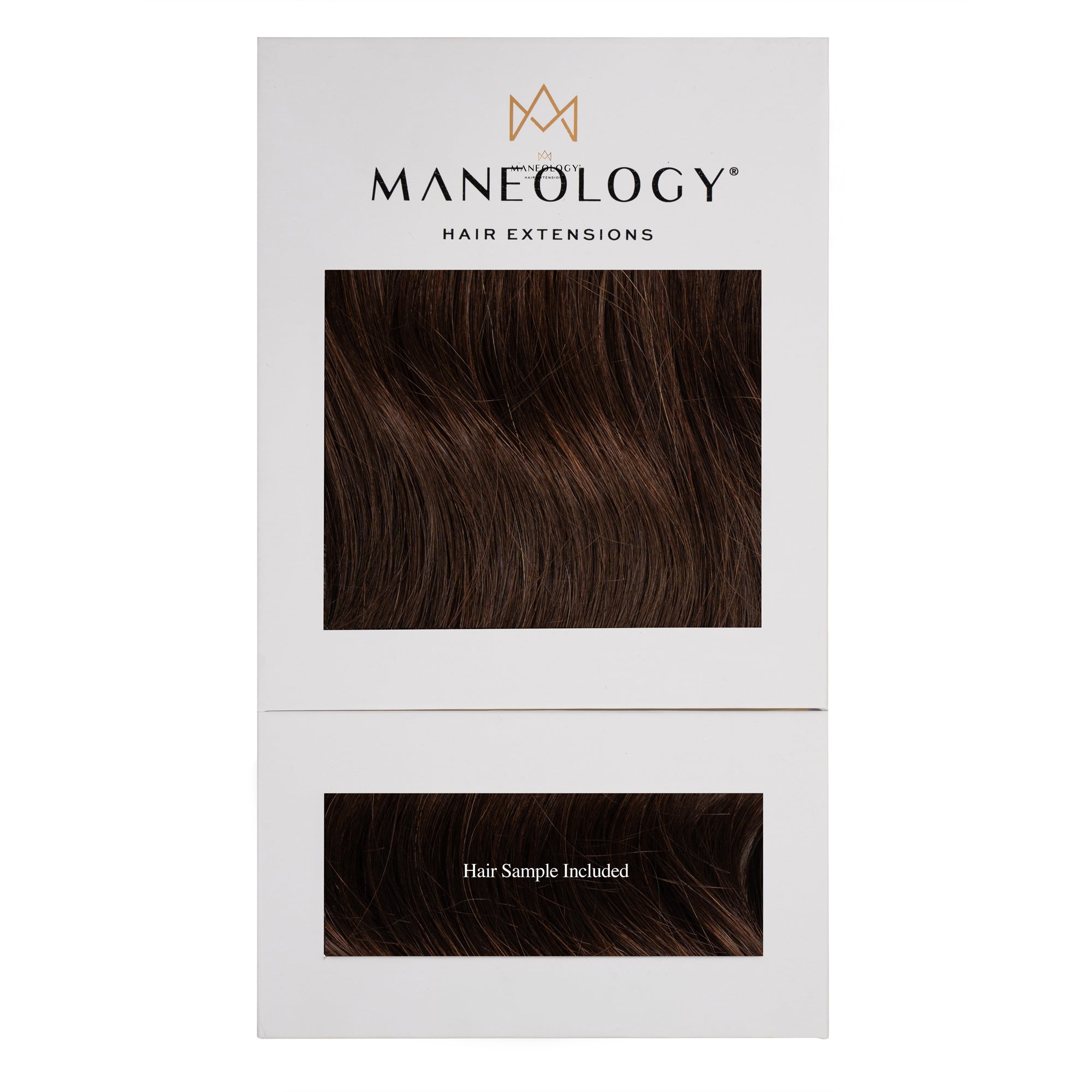 Duchess Elegant Clip-in Hair Extensions 14" Colour 4 Brown - Maneology Hair Extensions
