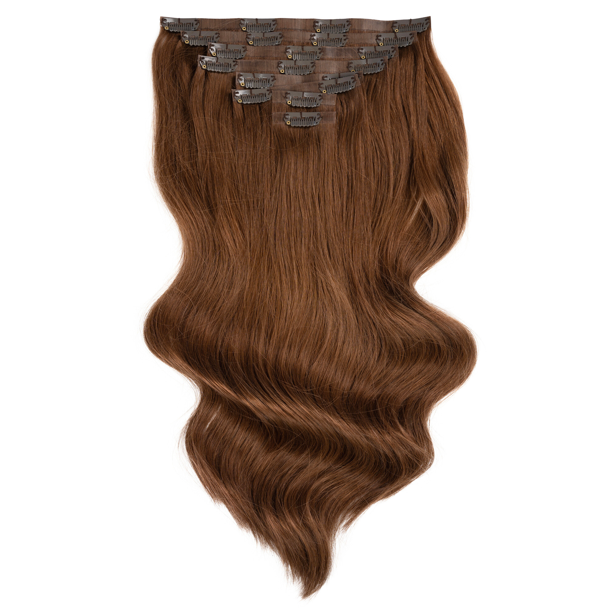 Empress Deluxe Clip-in Hair Extensions 18" Colour 5 Light Brown - Maneology Hair Extensions