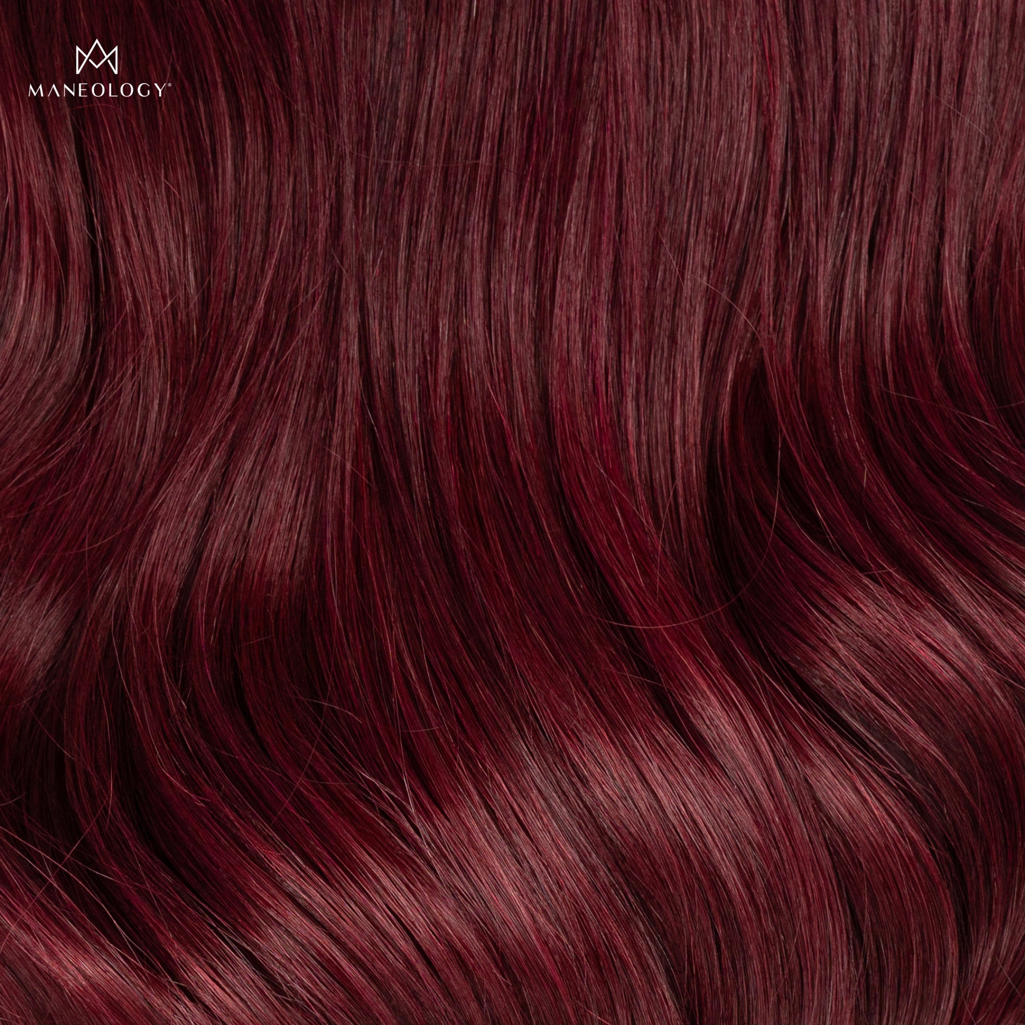 Seamless Tape in Hair Extensions Malbec - Maneology Hair Extensions