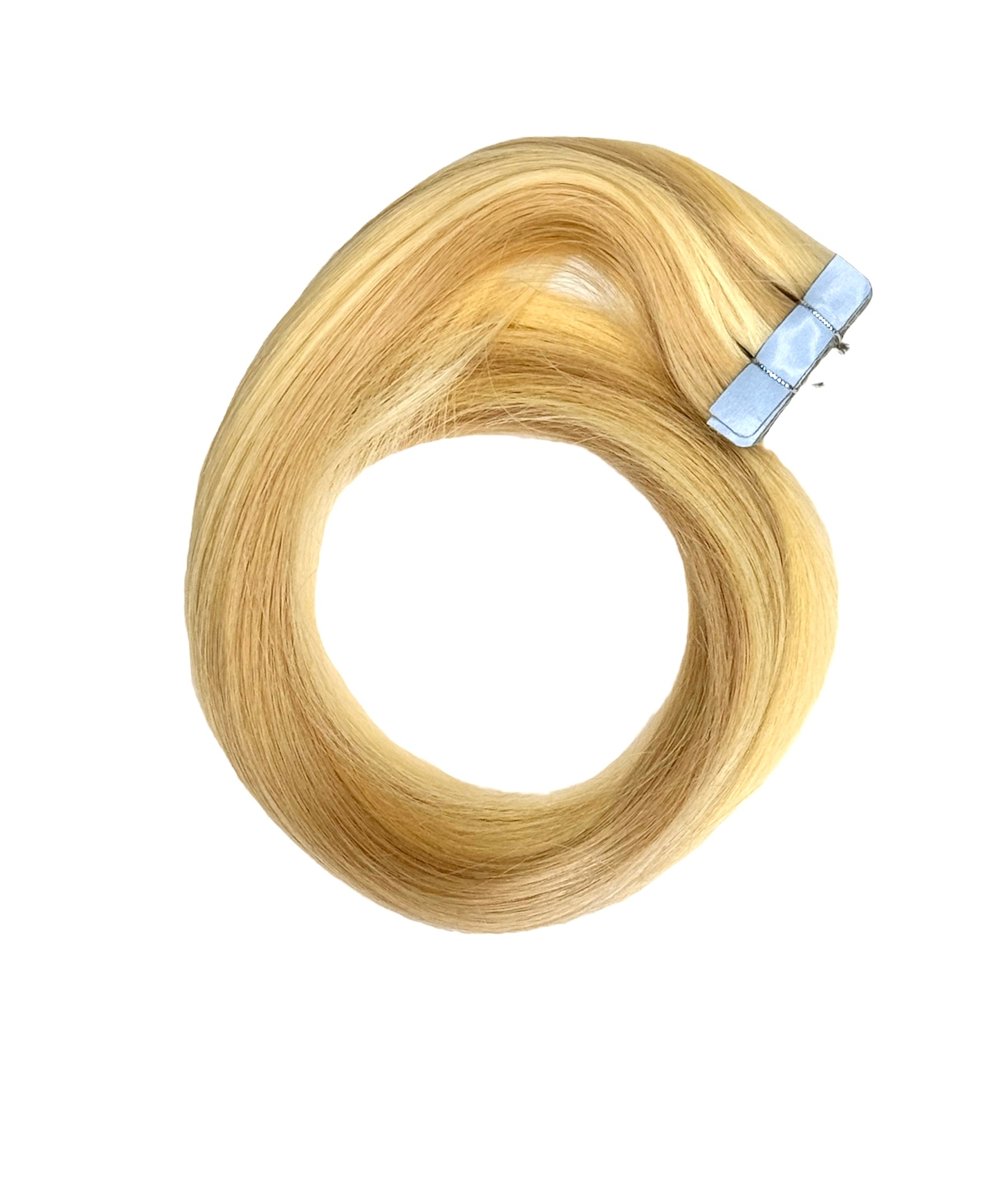 Invisible Tape in Hair Extensions Colour P24 613 Vanilla