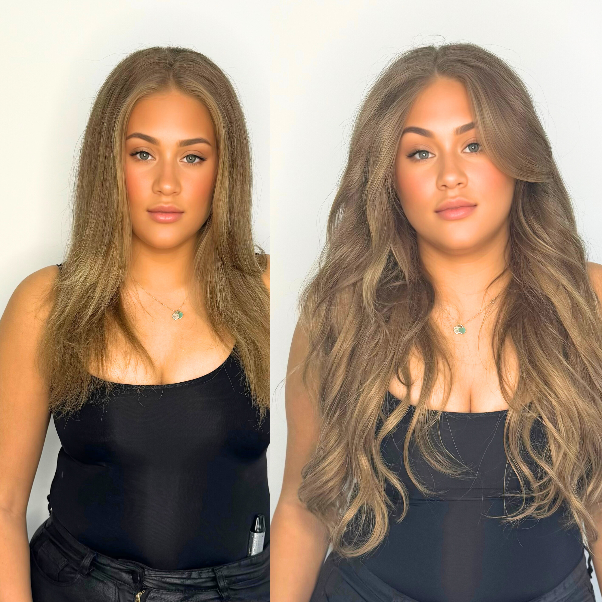 Duchess Elegant Clip-in Hair Extensions 20" Colour 10 Toffee Cream