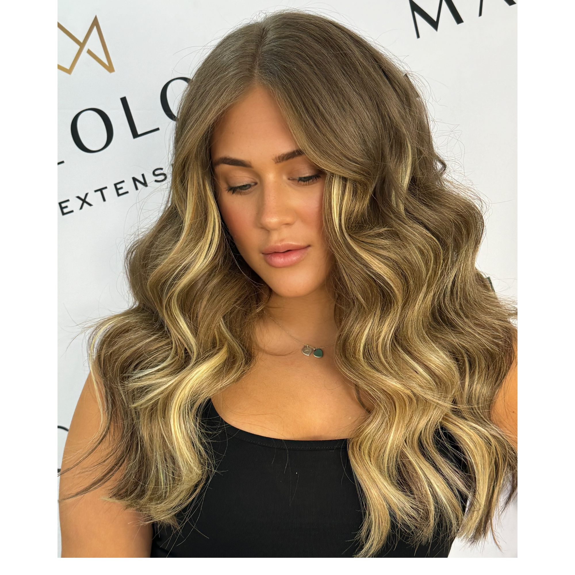 Invisible Tape in Hair Extensions Colour 1 Black/Noir